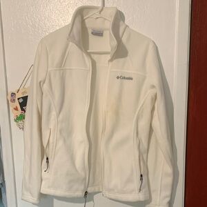 Columbia Women's Cream Fleece Ski Jacket